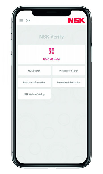Päivitetty NSK Verify -sovellus käsittää nyt myös teollisuuslaakerit